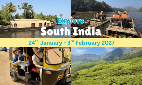 South India kerala group trip January 2027