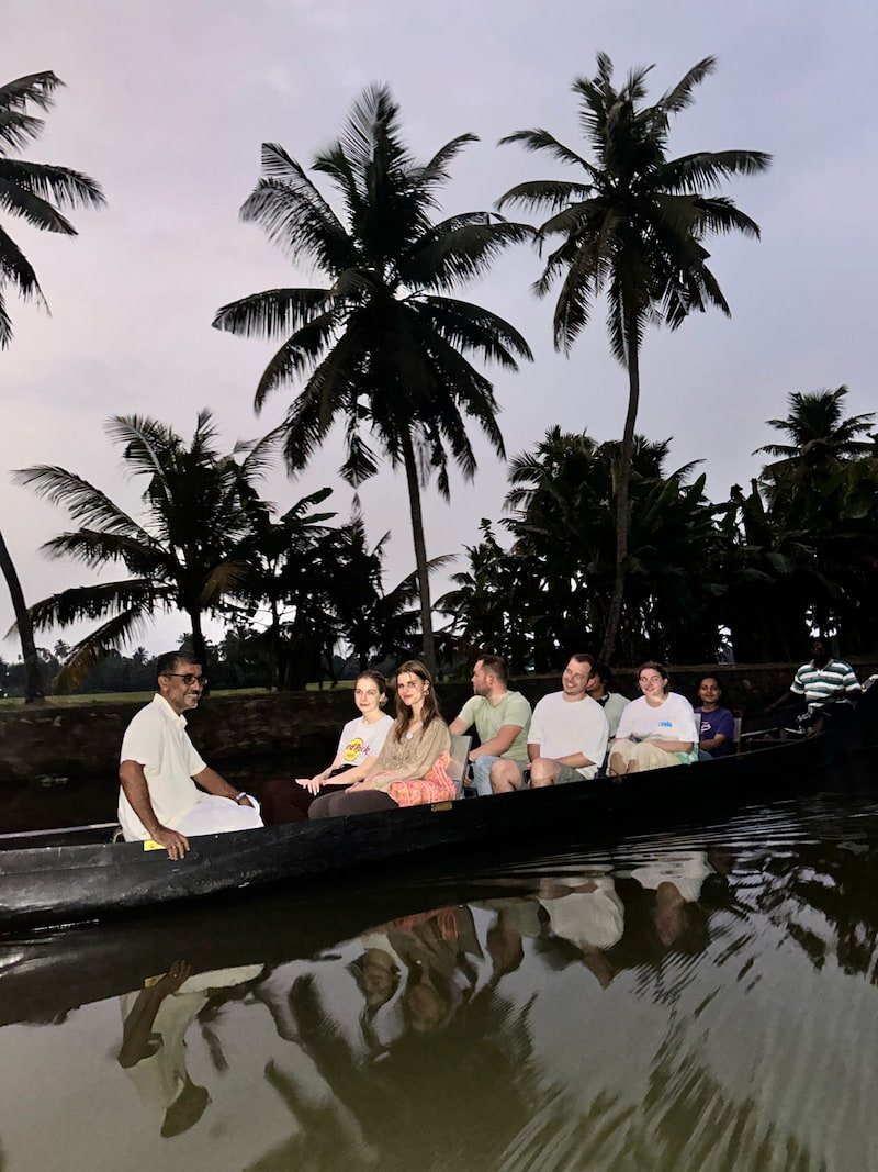 Small group tour through the Kerala backwaters