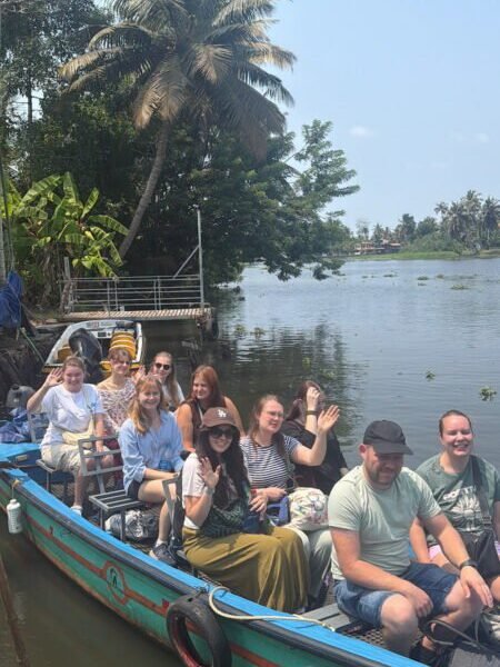 The Kerala backwaters near Alleppey