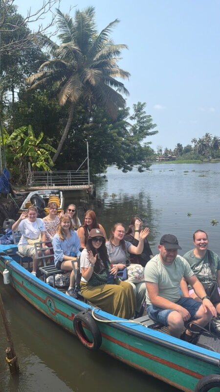 The Kerala backwaters near Alleppey
