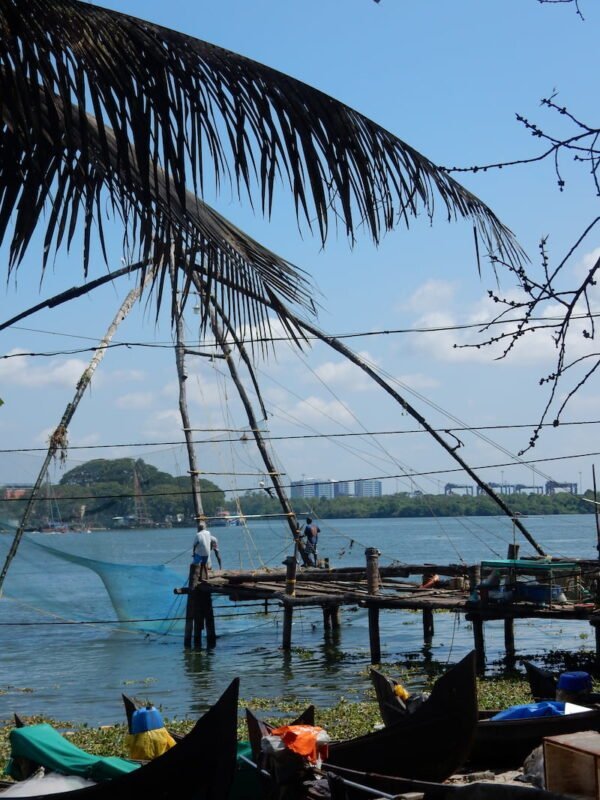 Chinese fishing nets in Fort Kochi, Kerala