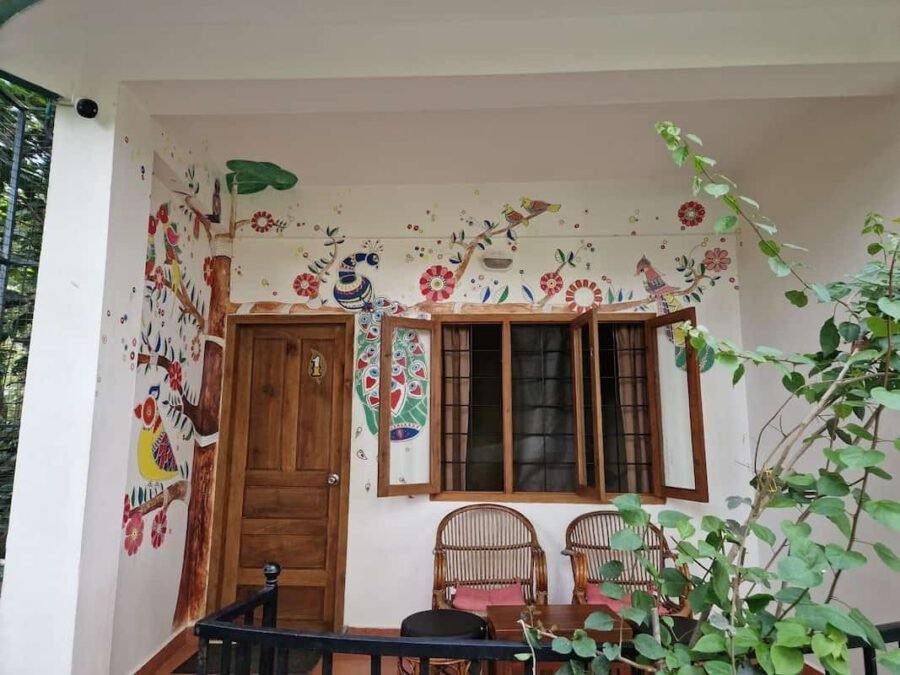 Our hotel in Thekkady, Kerala