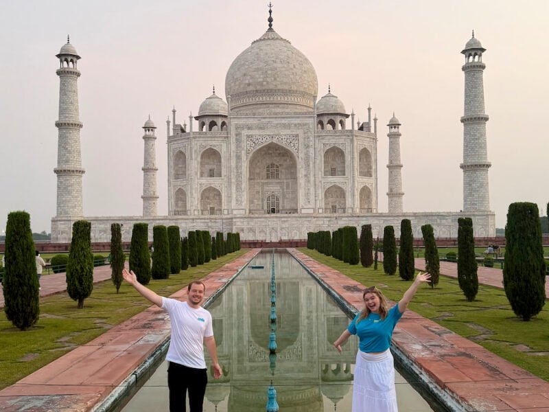 north india group trip taj mahal