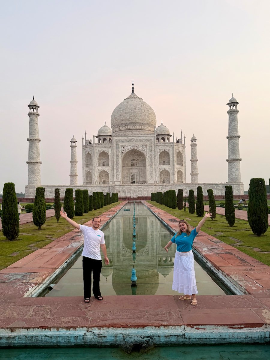 north india group trip taj mahal